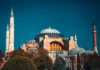 Hagia Sophia under the blue sky