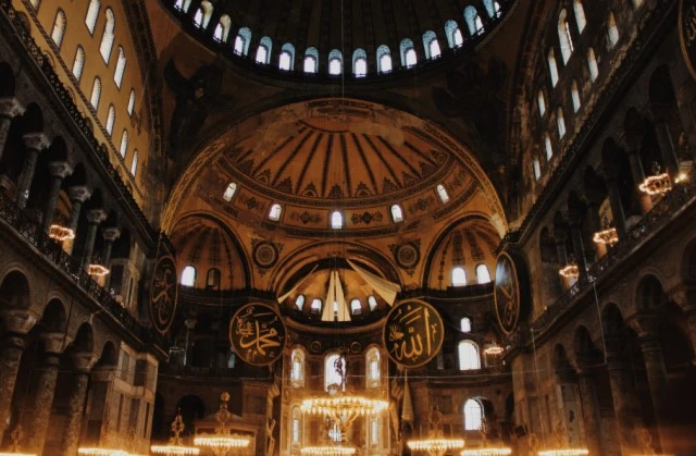 Hagia Sophia innerhalb der Moschee